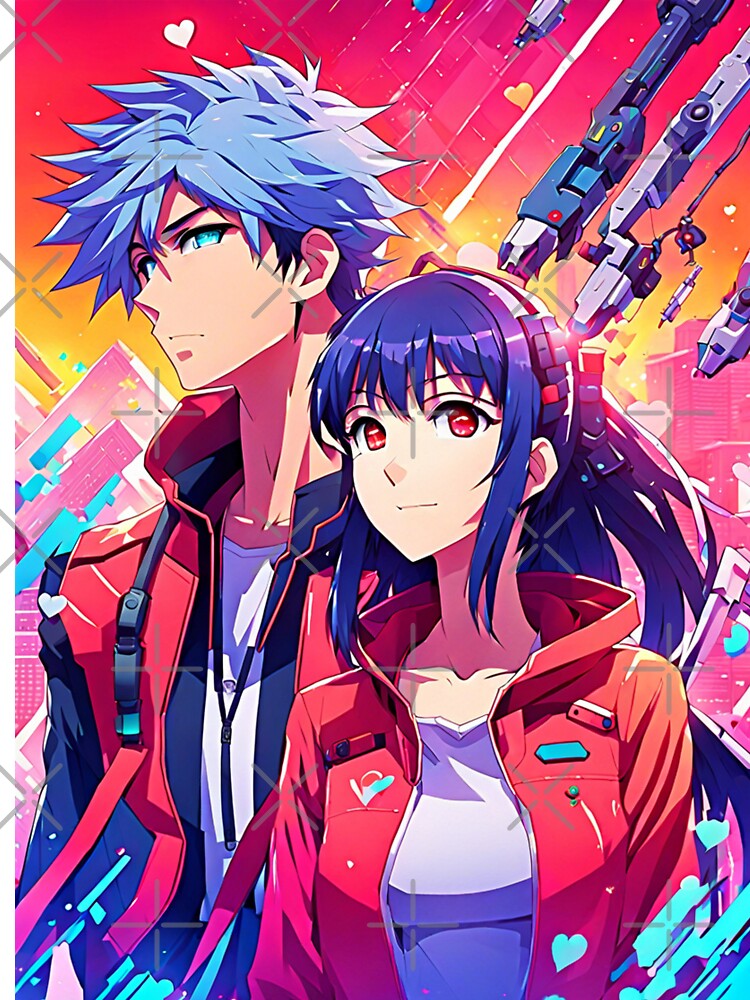 Cyberpunk anime couple by ArtsJulian T-Shirts, Hoodie, Sweatshirt | BlankRebels.com (Image 3)