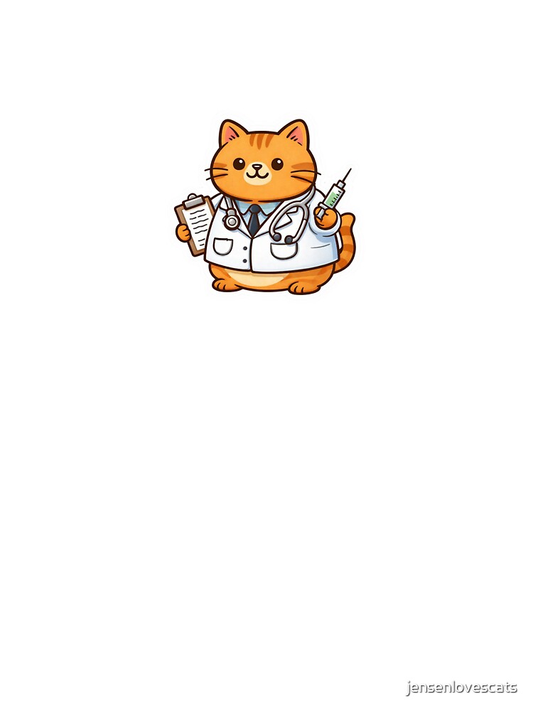 doctor cat by jensenlovescats T-Shirts, Hoodie, Sweatshirt | BlankRebels.com (Image 3)