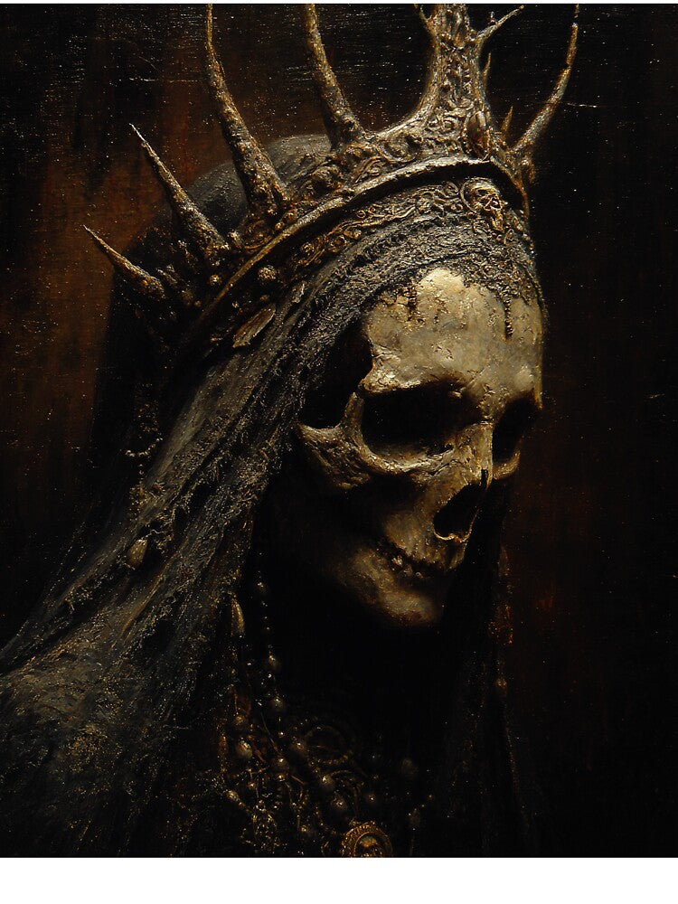 Crowned in shadow, veiled in silence. by breedmydarkness T-Shirts, Hoodie, Sweatshirt | BlankRebels.com (Image 3)