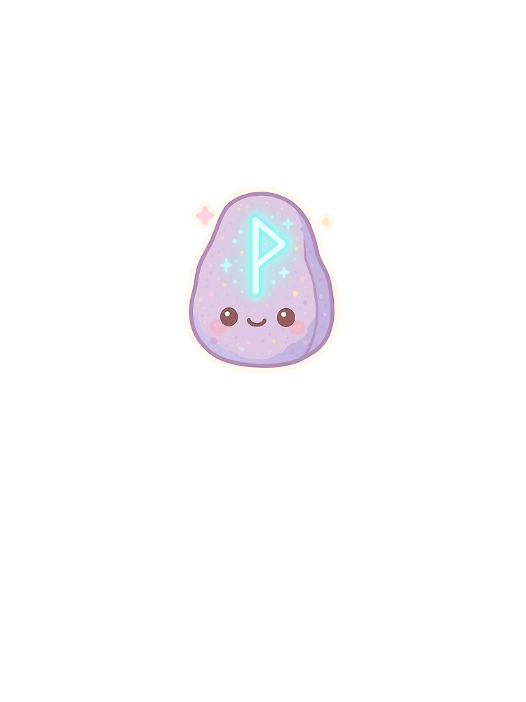 Kawaii Runestone Sticker – Magical Rune Charm T-Shirts, Hoodie, Sweatshirt