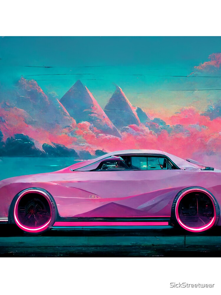 Vaporwave car by SickStreetwear T-Shirts, Hoodie, Sweatshirt | BlankRebels.com (Image 3)