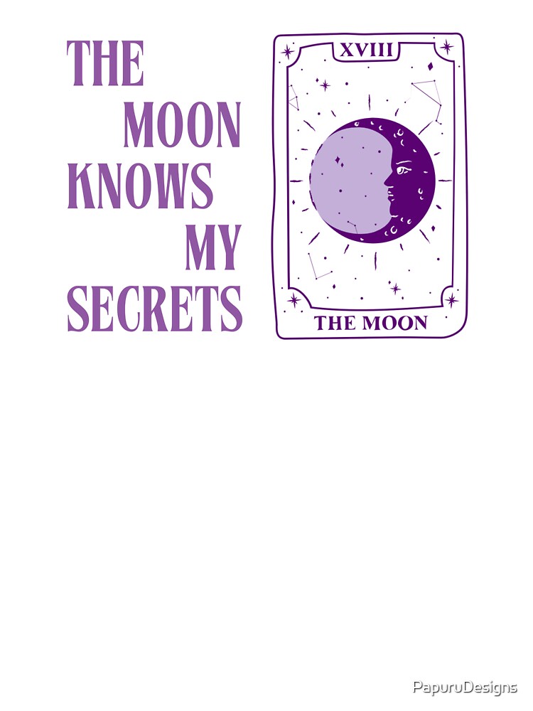 The Moon Tarot – Secrets and Shadows by PapuruDesigns T-Shirts, Hoodie, Sweatshirt | BlankRebels.com (Image 3)