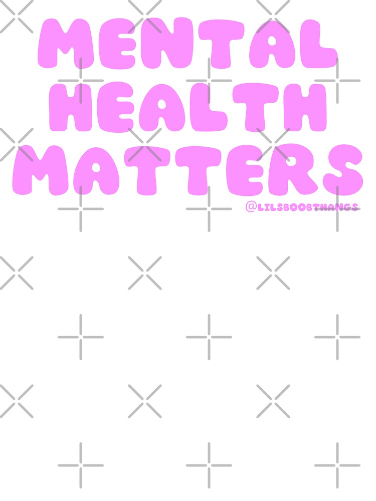 Mental Health Matters. v2 | lilsboobthangs by lilsboobthangs T-Shirts, Hoodie, Sweatshirt | BlankRebels.com (Image 3)
