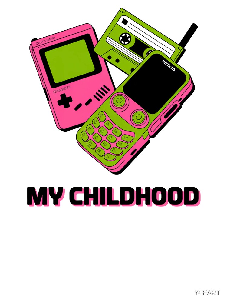 Copy of My Childhood – 90s Retro by YCFART T-Shirts, Hoodie, Sweatshirt | BlankRebels.com (Image 3)