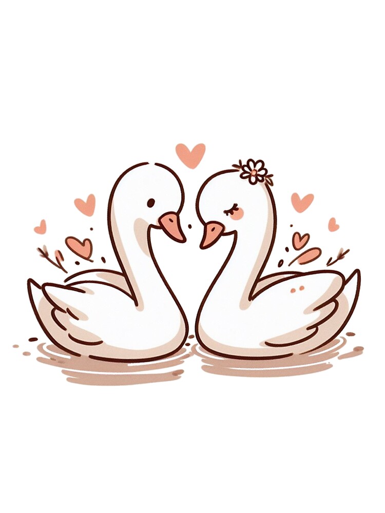 Swan Couple Valentine's Day by LemuellTrends T-Shirts, Hoodie, Sweatshirt | BlankRebels.com (Image 3)