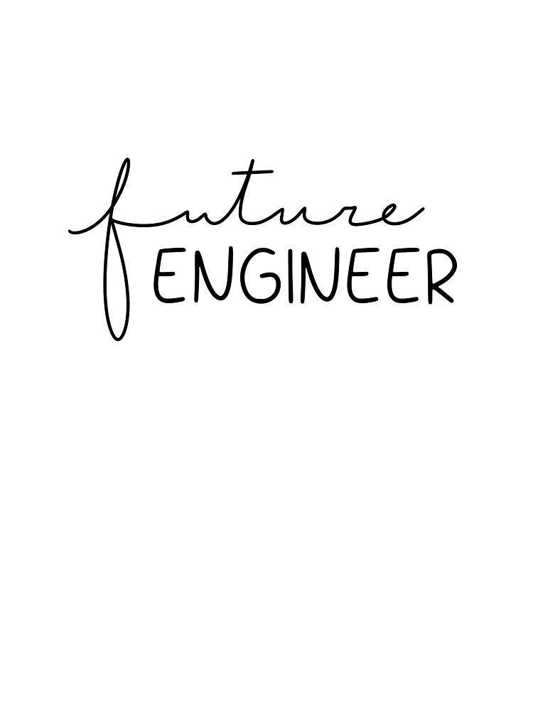 Future Engineer - Minimalist Aesthetic Quote Design by Nesstitches T-Shirts, Hoodie, Sweatshirt | BlankRebels.com (Image 3)