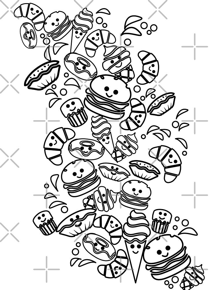 happy foodie Doodles by Soumita T-Shirts, Hoodie, Sweatshirt | BlankRebels.com (Image 3)