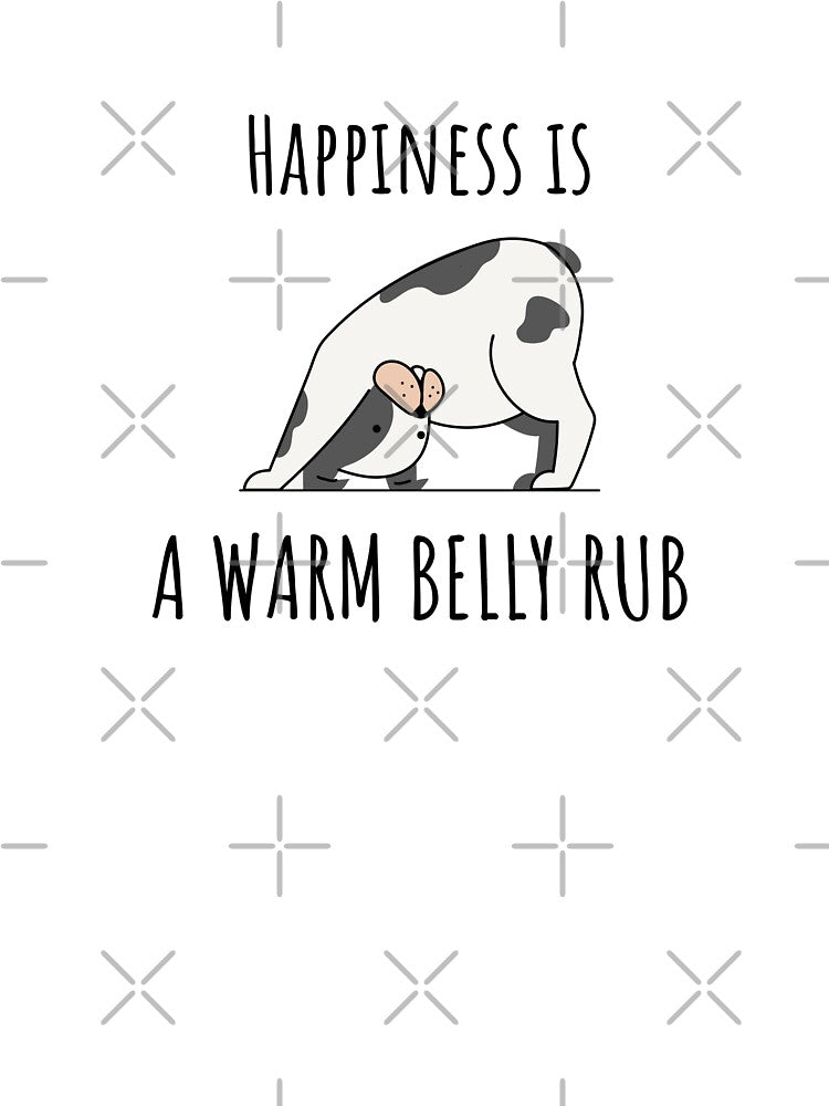 Happiness Is A Warm Belly Rub Funny Dog by Harmonick-Tees Hoodie, Sweatshirt | BlankRebels.com (Image 3)