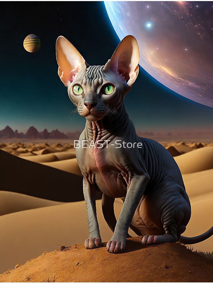Spynx Cat 3D Design by BEAST-Store T-Shirts, Hoodie, Sweatshirt | BlankRebels.com (Image 3)