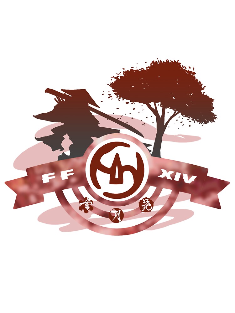 FFXIV Samurai - Midare Setsugekka (Red & Grey) by Hyulia