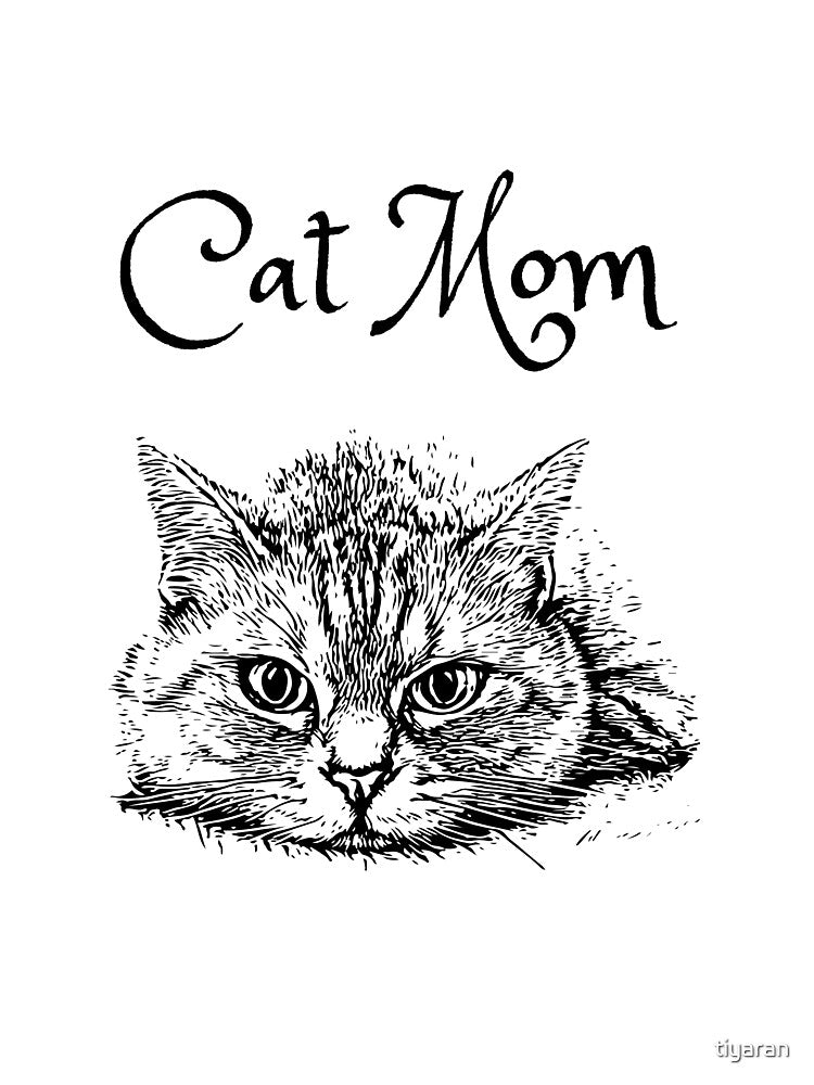 Cat Mom by tiyaran T-Shirts, Hoodie, Sweatshirt | BlankRebels.com (Image 3)