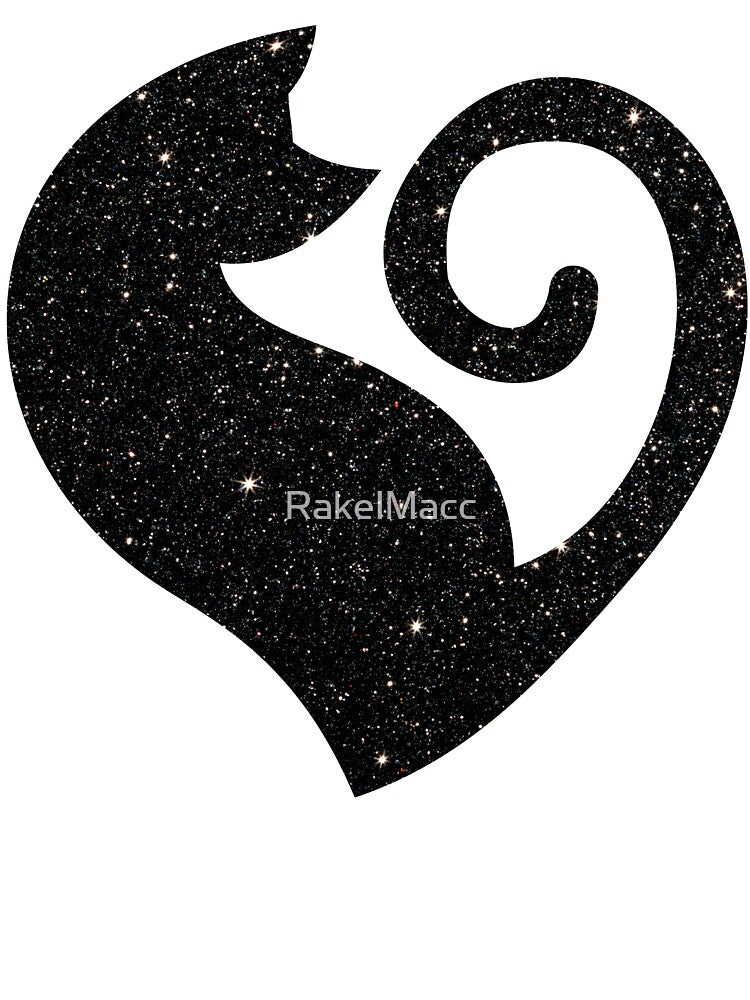 Glittery Black Cat Love by RakelMacc T-Shirts, Hoodie, Sweatshirt | BlankRebels.com (Image 3)