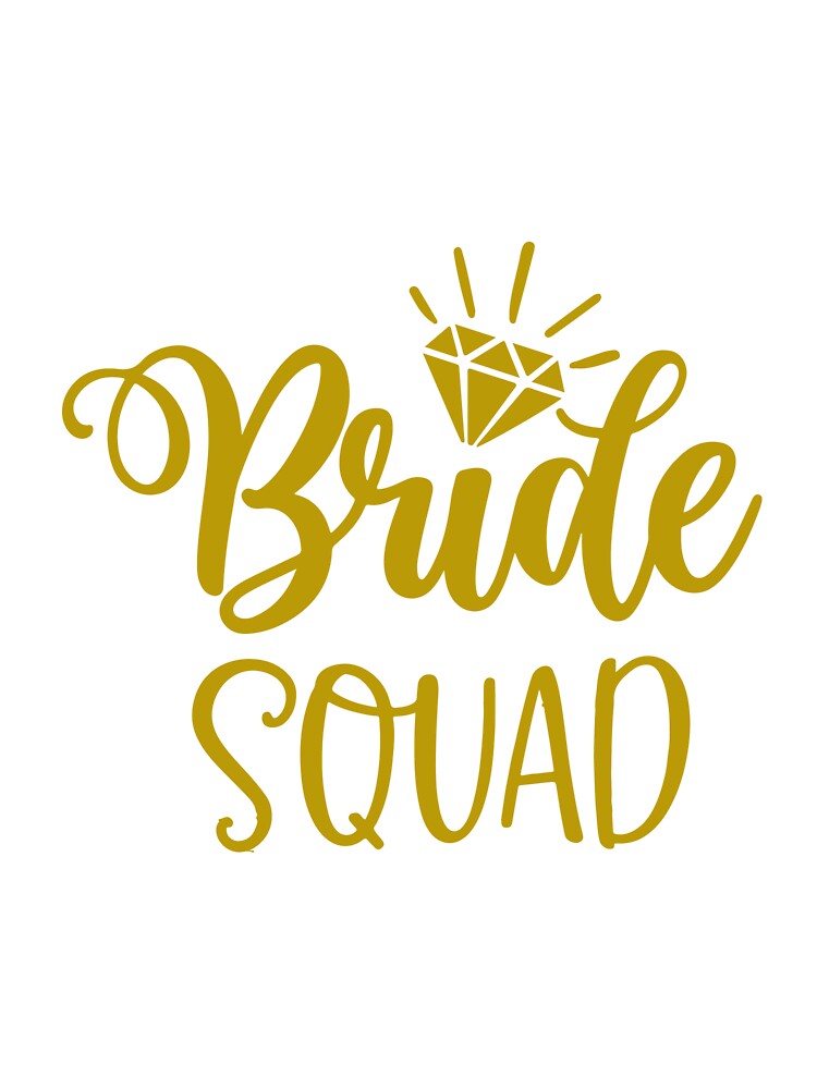 bride squad by Waternez T-Shirts, Hoodie, Sweatshirt | BlankRebels.com (Image 3)