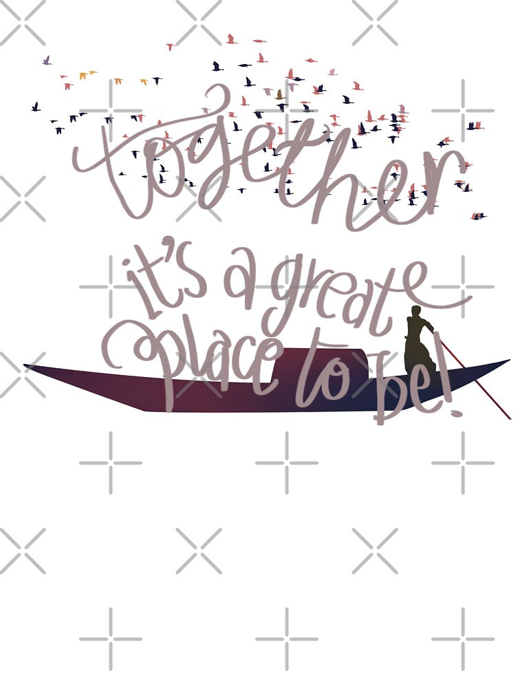 Together is a great place to be lonely man on a ship grey by chuckletuckle T-Shirts, Hoodie, Sweatshirt (Image 3)