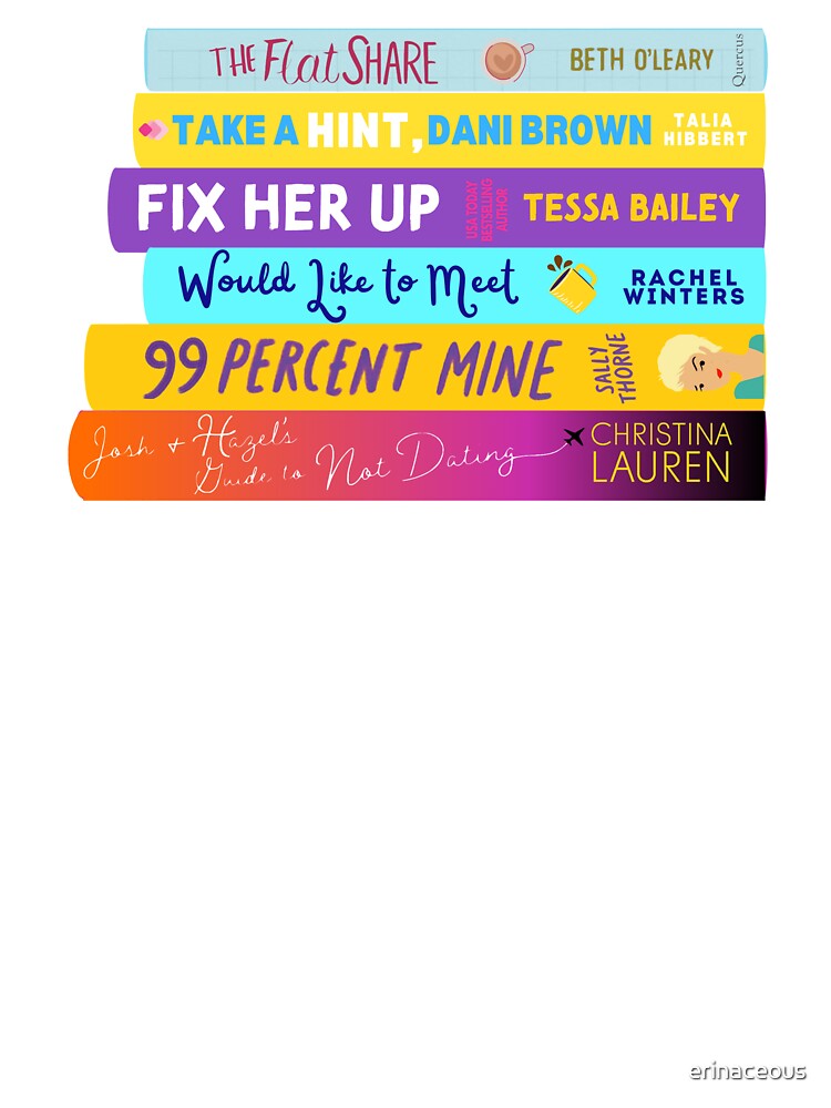 Friends to Lovers- Contemporary Romance Book Stack by erinaceous T-Shirts, Hoodie, Sweatshirt | BlankRebels.com (Image 3)