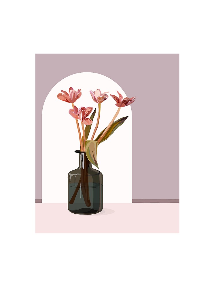 Minimalist Flower Art Print by Eva Vincent T-Shirts, Hoodie, Sweatshirt | BlankRebels.com (Image 3)