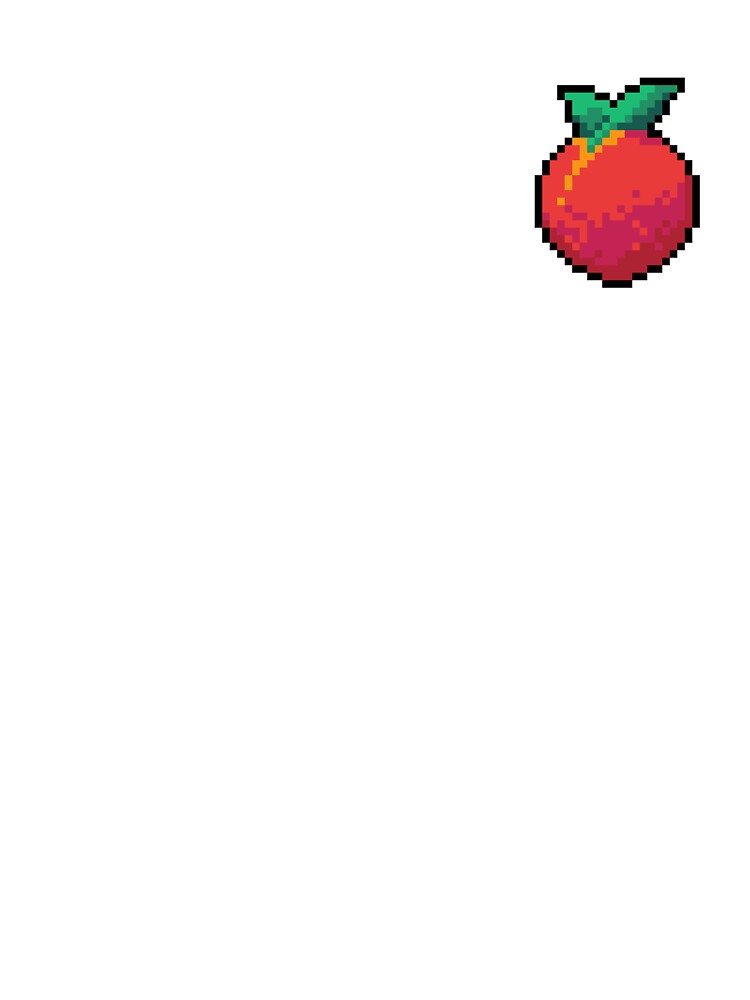 Pixel Nectarine - pixel food art by LittleFoodShop T-Shirts, Hoodie, Sweatshirt | BlankRebels.com (Image 3)