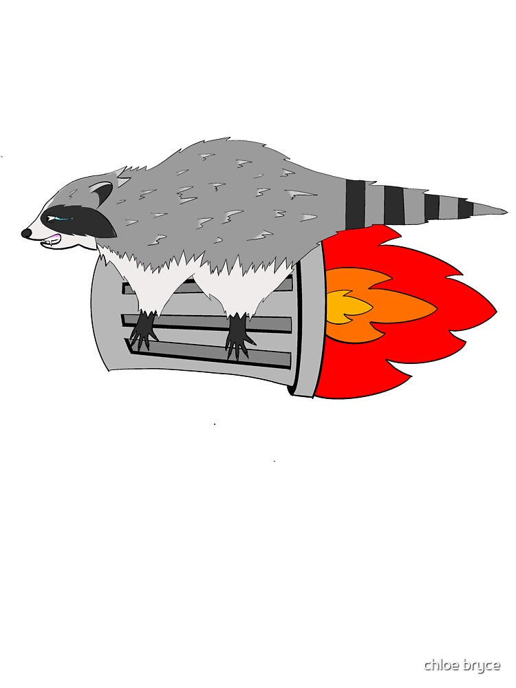 Flying Raccoon Boy by Chloe Bryce T-Shirts, Hoodie, Sweatshirt | BlankRebels.com (Image 3)