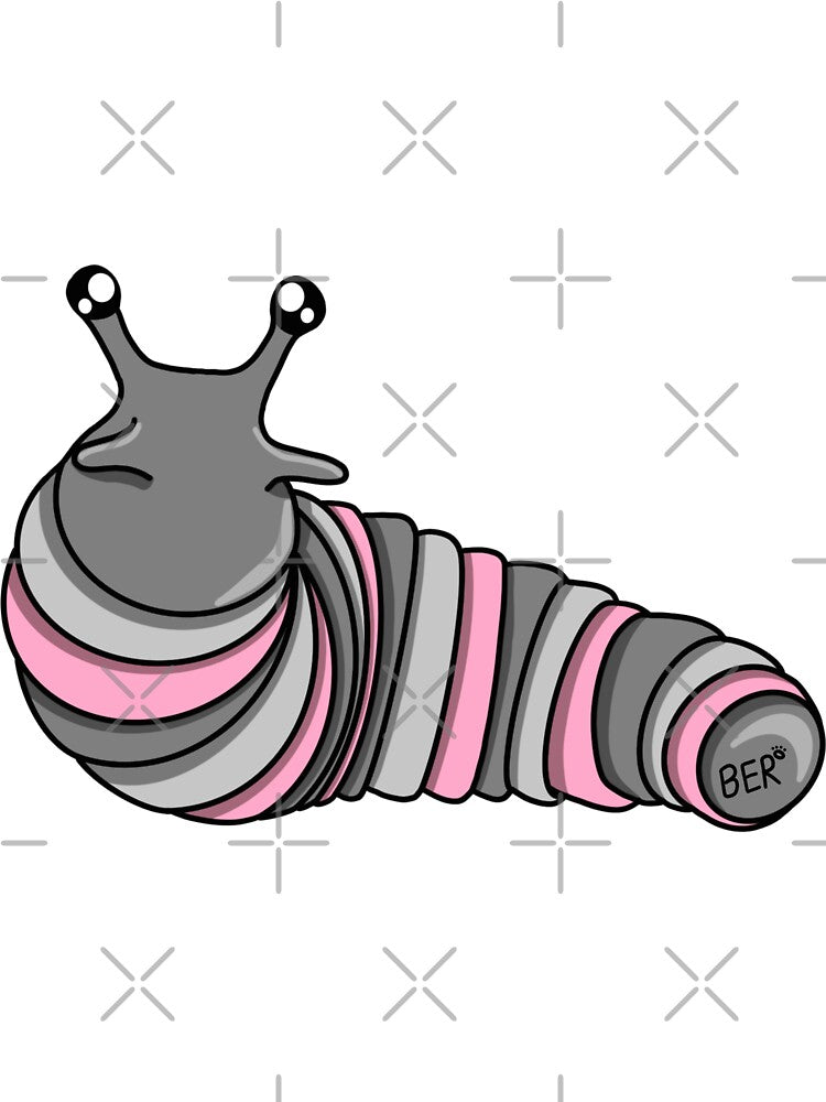 Demigirl Pride Fidget Slug by SentABear T-Shirts, Hoodie, Sweatshirt | BlankRebels.com (Image 3)