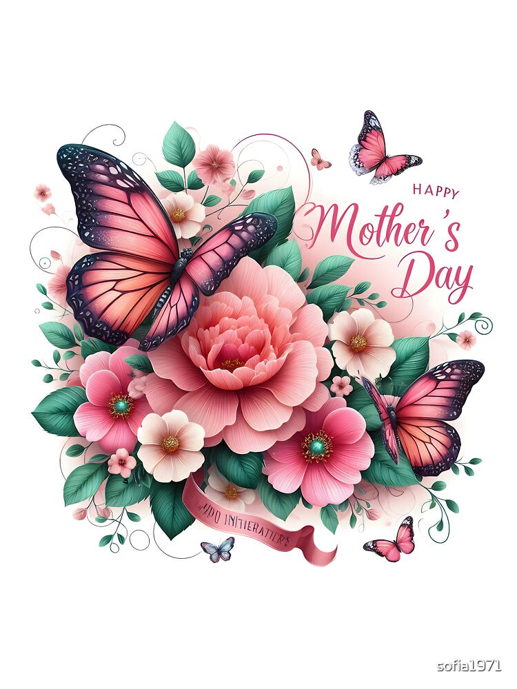 Bouquet of Flowers for Mother's Day 2024 in 3D by sofia1971 T-Shirts, Hoodie, Sweatshirt | BlankRebels.com (Image 3)
