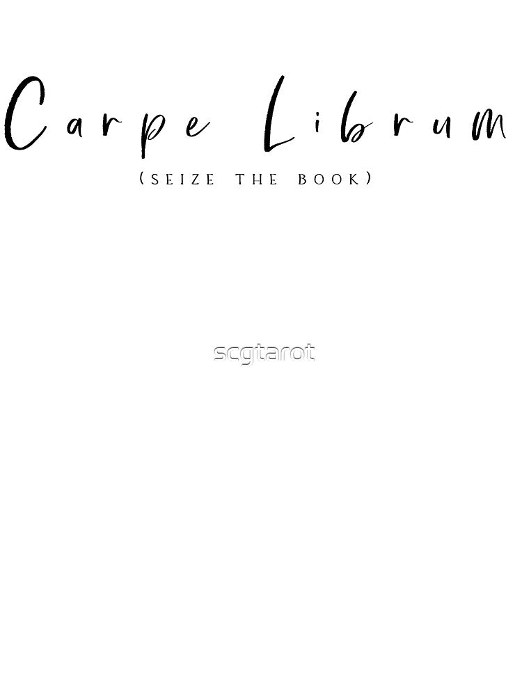 Carpe Librum - Seize the Book by scgtarot T-Shirts, Hoodie, Sweatshirt | BlankRebels.com (Image 3)