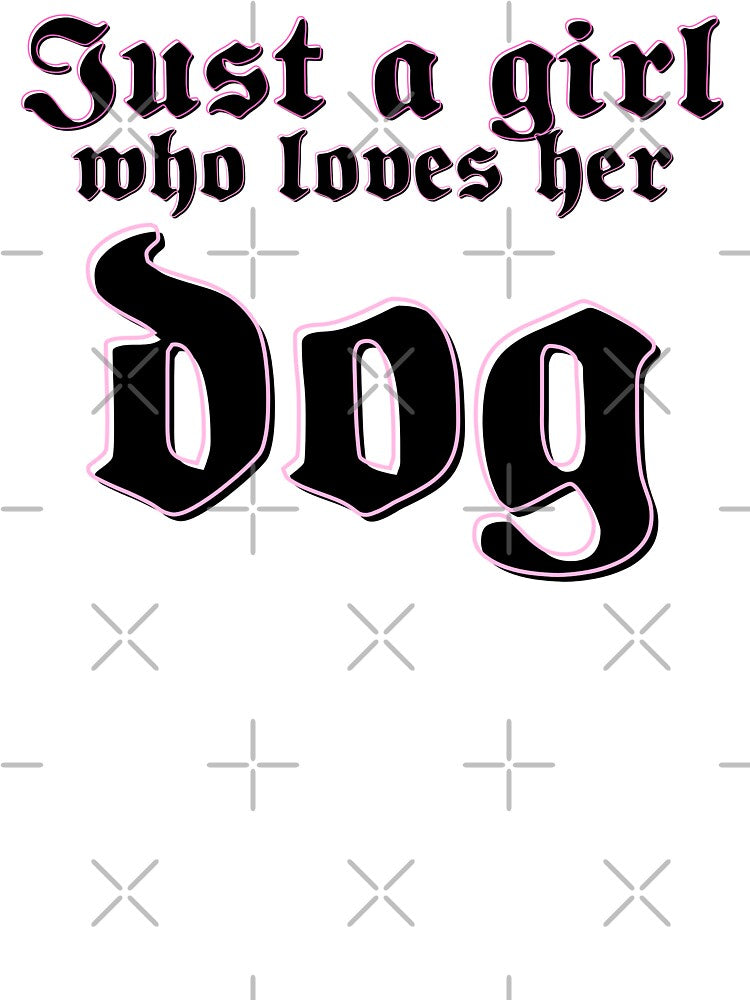 Just a girl who loves her dog by CreativaNook T-Shirts, Hoodie, Sweatshirt | BlankRebels.com (Image 3)