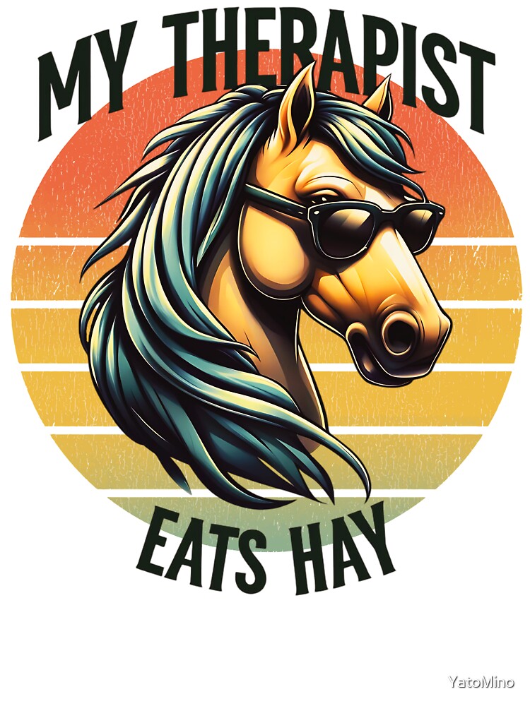 My Therapist Eats Hay by YatoMino T-Shirts, Hoodie, Sweatshirt | BlankRebels.com (Image 3)
