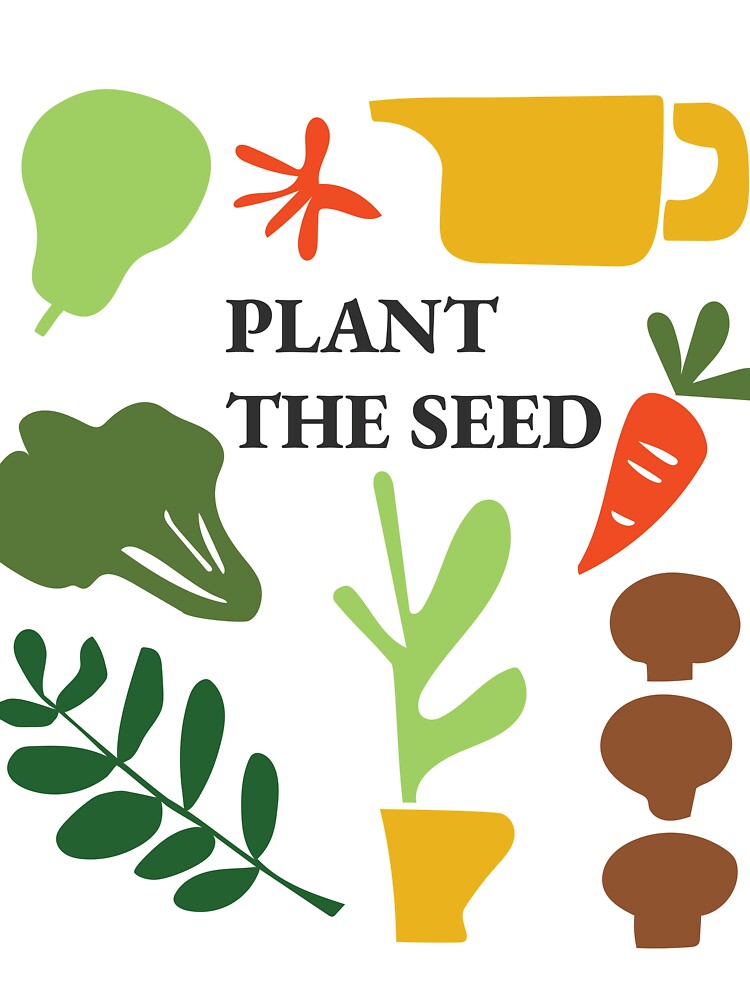 Plant the Seed - Garden Party - Vegan Vibes by SallySunday T-Shirts, Hoodie, Sweatshirt | BlankRebels.com (Image 3)