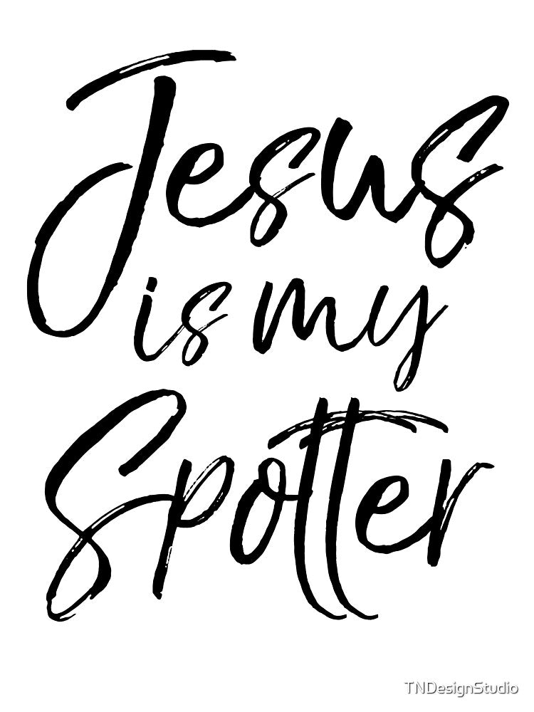 Jesus is My Spotter Funny Workout Quote by TNDesignStudio T-Shirts, Hoodie, Sweatshirt | BlankRebels.com (Image 3)