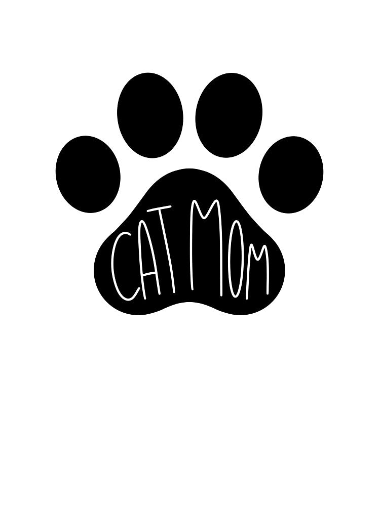 Cat Mom Paw Print Aesthetic Pet Lover Gift by Nesstitches T-Shirts, Hoodie, Sweatshirt | BlankRebels.com (Image 3)