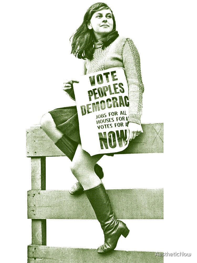 Bernadette Devlin Retro Irish Fanart T-Shirts, Hoodie, Sweatshirt