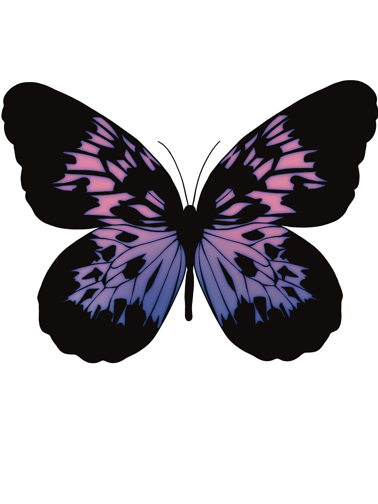 purple gradient butterfly by v3r9n1c4 T-Shirts, Hoodie, Sweatshirt | BlankRebels.com (Image 3)