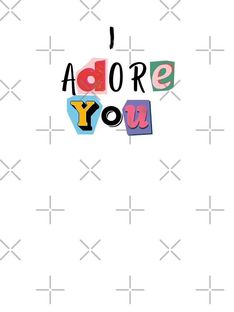 Fred again.. I Adore You Cutout Typography Logo Design by Novaque T-Shirts, Hoodie, Sweatshirt | BlankRebels.com (Image 3)