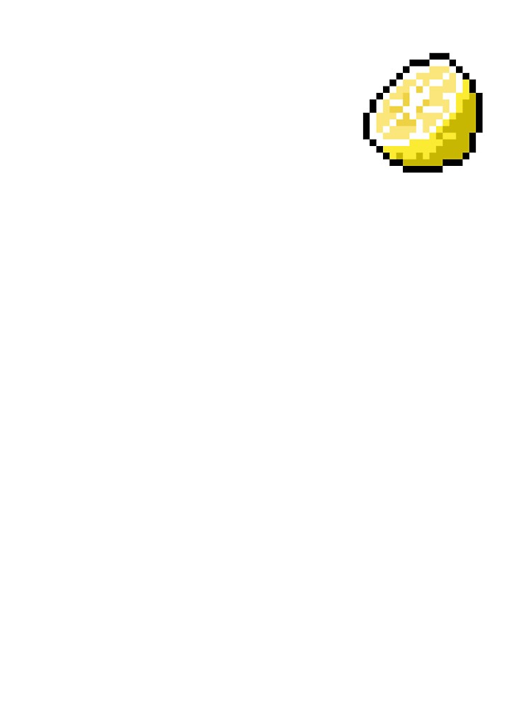 Pixel Lemon Slice - pixel food art by LittleFoodShop T-Shirts, Hoodie, Sweatshirt | BlankRebels.com (Image 3)