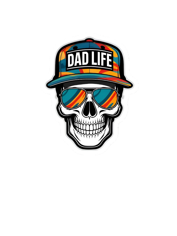 Dad Life - Edgy Fatherhood Sticker Design for Tough Dads by DealCrafterz T-Shirts, Hoodie, Sweatshirt (Image 3)