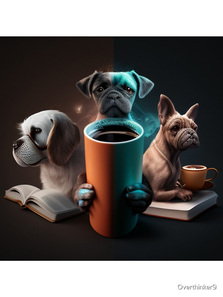 books and coffee and dogs and social justice by Overthinker9 T-Shirts, Hoodie, Sweatshirt | BlankRebels.com (Image 3)