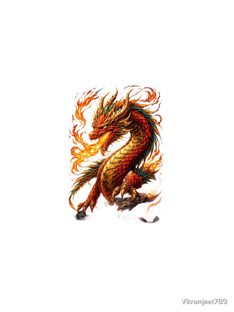 Dragon by Vikramjeet789 T-Shirts, Hoodie, Sweatshirt | BlankRebels.com (Image 3)