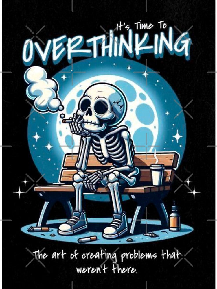 Overthinking by Adronia T-Shirts, Hoodie, Sweatshirt | BlankRebels.com (Image 2)