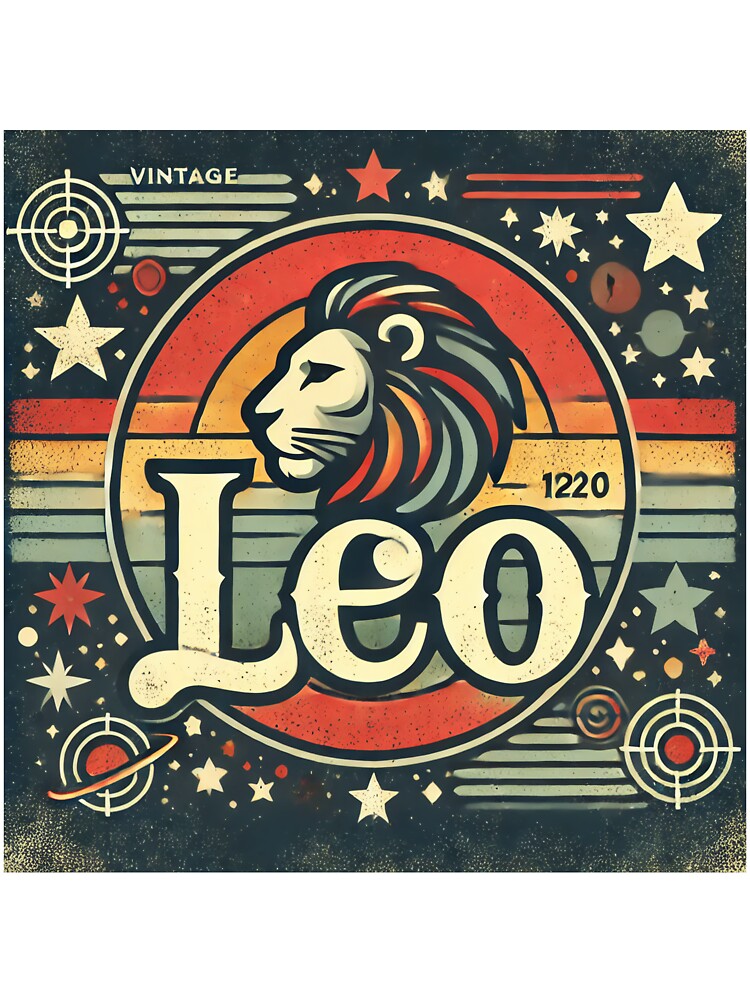 Leo Retro Star Sign by Sototos® ⭐⭐⭐⭐⭐ T-Shirts, Hoodie, Sweatshirt | BlankRebels.com (Image 3)