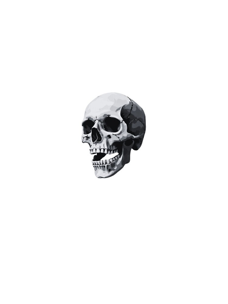 Minimal Black Skull Illustration by RED-MOUSE T-Shirts, Hoodie, Sweatshirt | BlankRebels.com (Image 3)