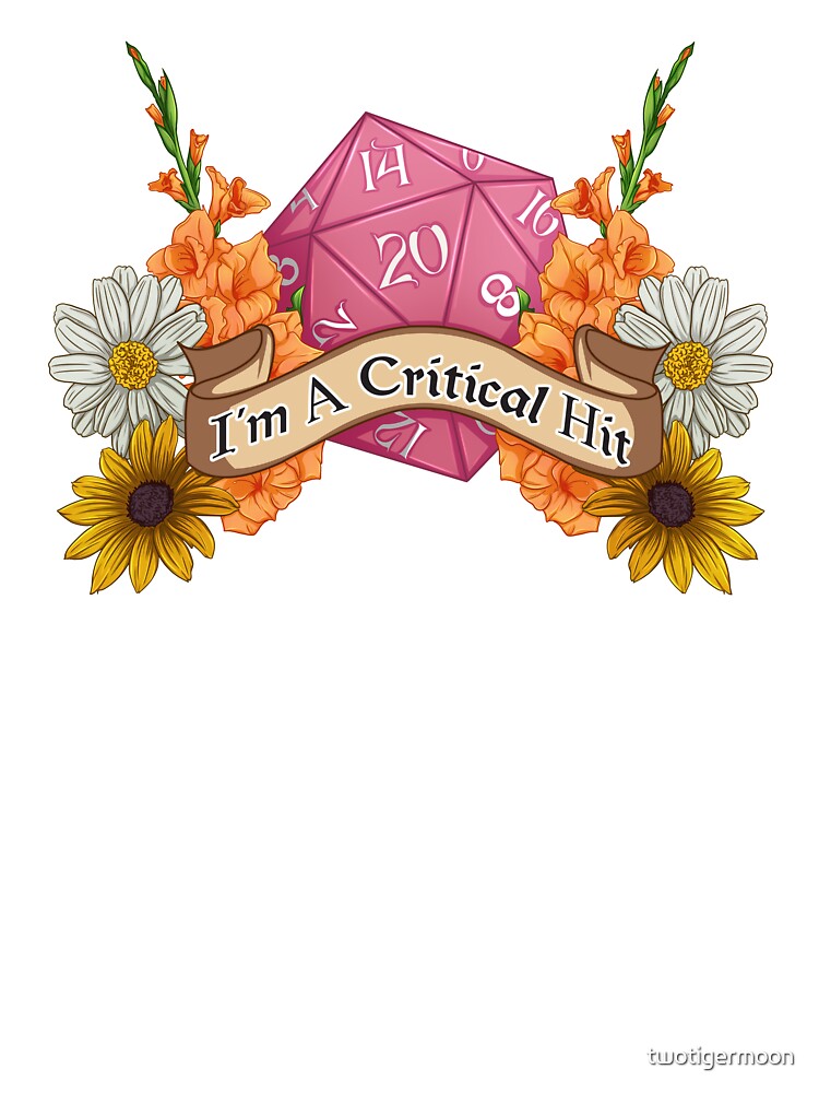 I'm A Critical Hit by twotigermoon T-Shirts, Hoodie, Sweatshirt | BlankRebels.com (Image 3)