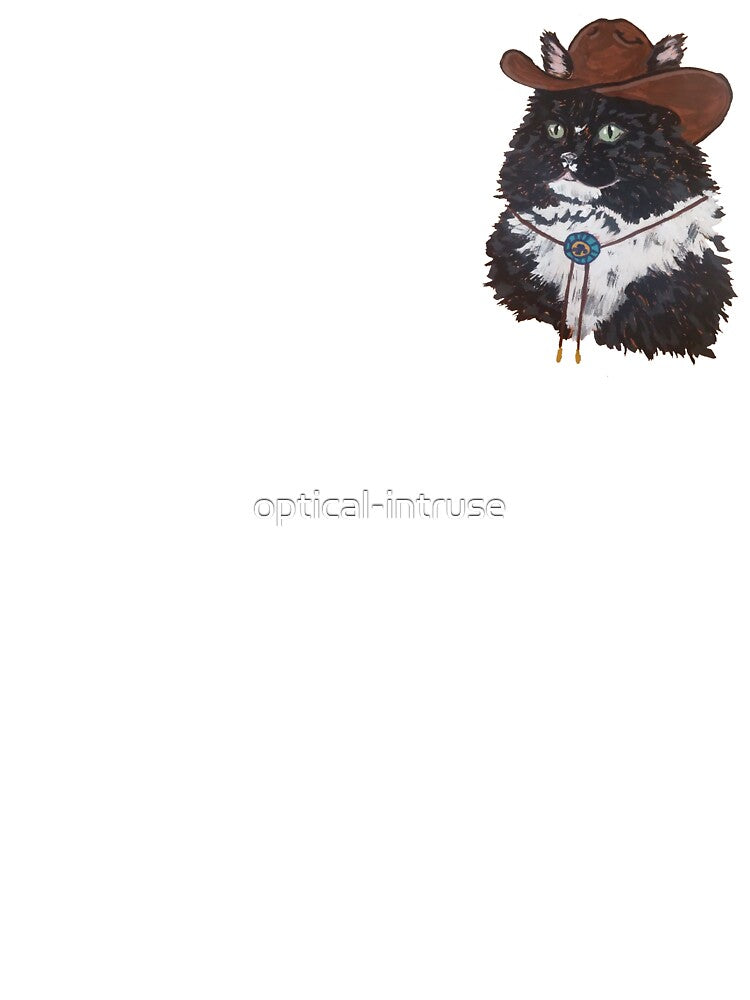 Tuxedo Cowboy Cat by optical-intruse T-Shirts, Hoodie, Sweatshirt | BlankRebels.com (Image 3)