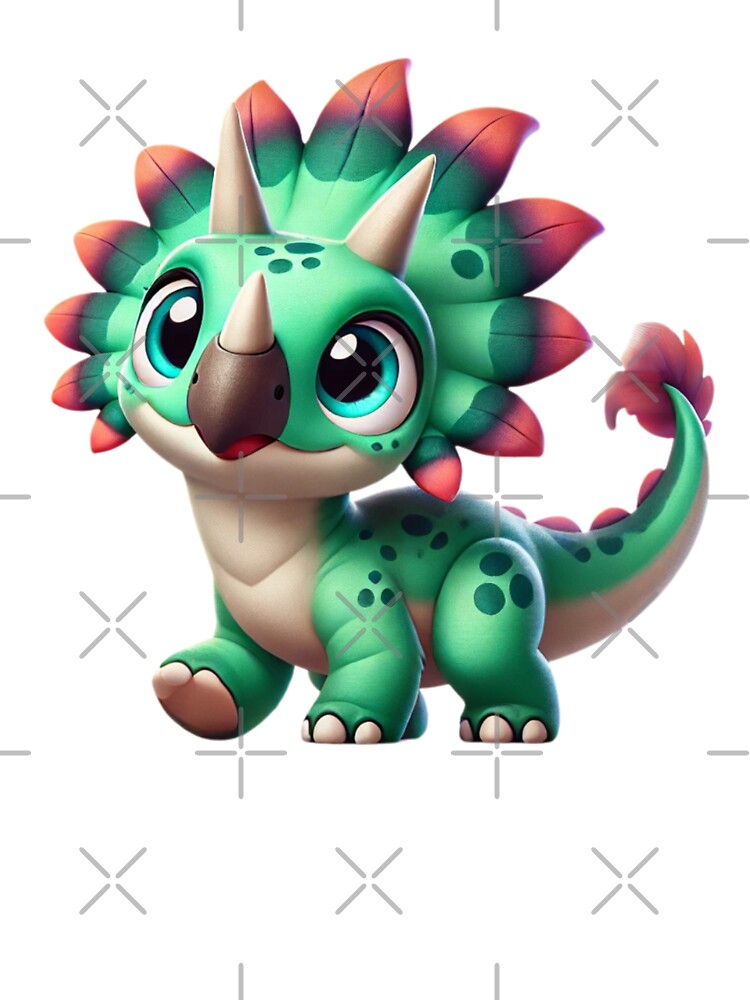 Adorable Xenoceratops Dinosaur by Sillytoe T-Shirts, Hoodie, Sweatshirt | BlankRebels.com (Image 3)