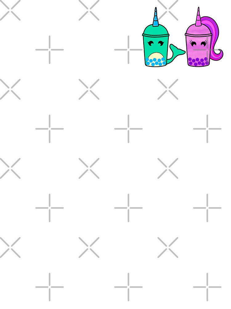 Narwhal & Unicorn Boba Bubble Tea Drink Duo by KTCreativeSide T-Shirts, Hoodie, Sweatshirt | BlankRebels.com (Image 3)