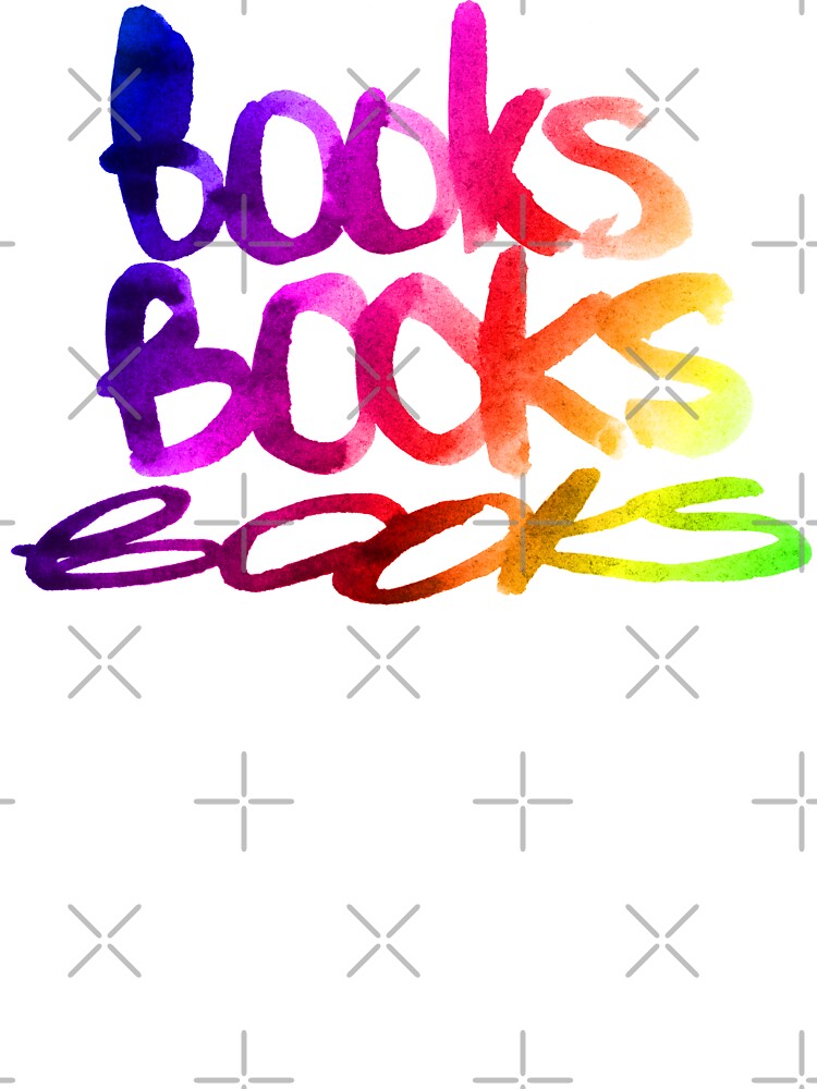 Colorful books watercolor lettering | Books watercolor hand lettering by lausn T-Shirts, Hoodie, Sweatshirt (Image 3)
