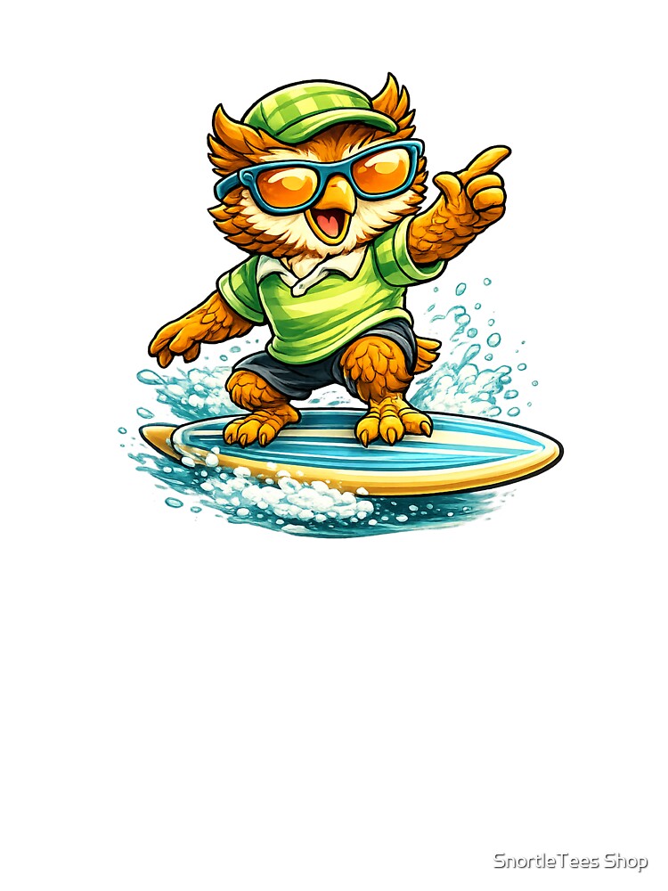 Owl Surfer Joy by SnortleTees Shop T-Shirts, Hoodie, Sweatshirt | BlankRebels.com (Image 3)
