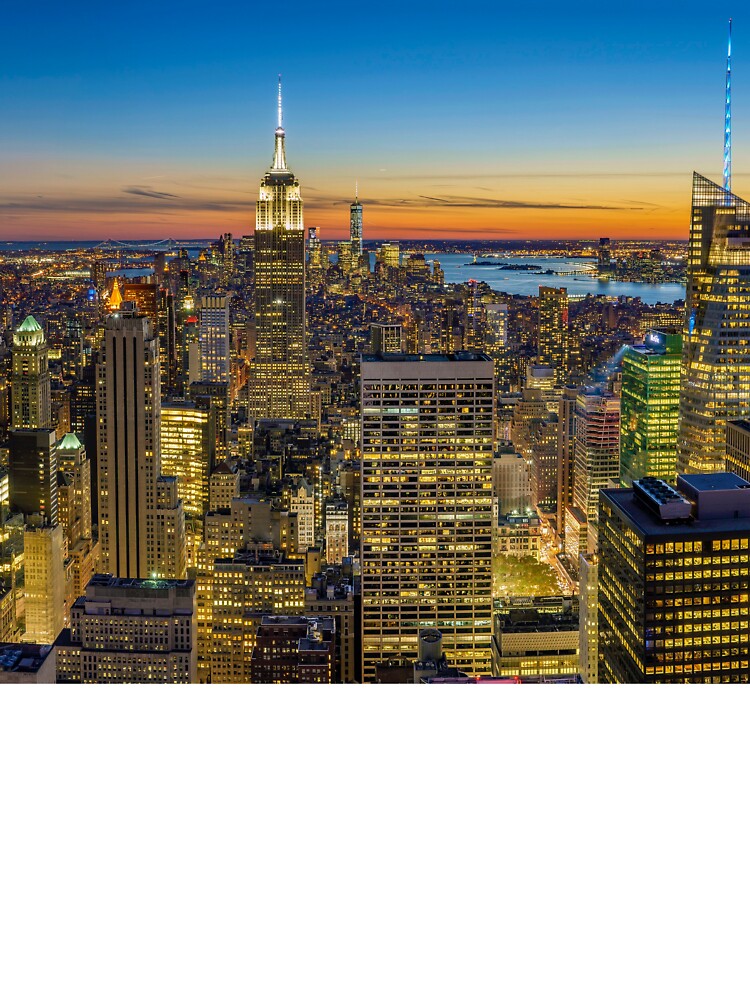 New York City Sunset Skyline by newburyboutique T-Shirts, Hoodie, Sweatshirt | BlankRebels.com (Image 3)