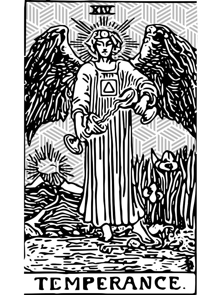 Temperance - A Geometric Tarot Print by Annalee Beer T-Shirts, Hoodie, Sweatshirt | BlankRebels.com (Image 3)