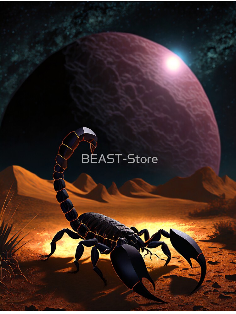 Black scorpion 3d by BEAST-Store T-Shirts, Hoodie, Sweatshirt | BlankRebels.com (Image 3)