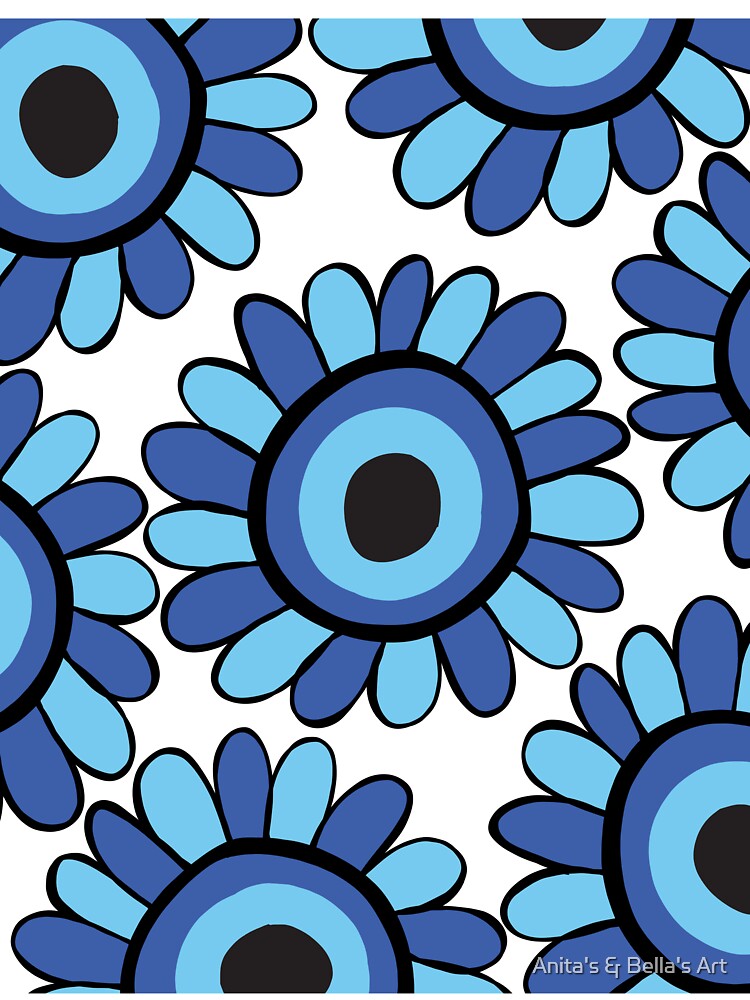 Evil Eye Sunflower Pattern #1 #wall #art by Anita's & Bella's Art T-Shirts, Hoodie, Sweatshirt | BlankRebels.com (Image 3)